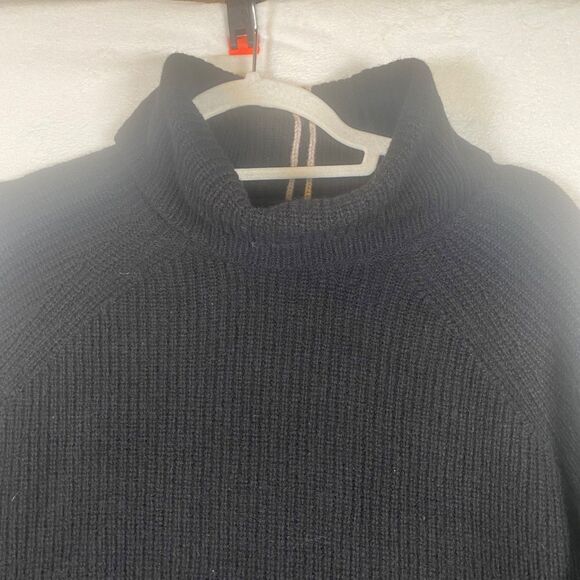 Joules Hallie Black Wool Cashmere Turtleneck Sweater Dress Size 8 - Picture 7 of 14